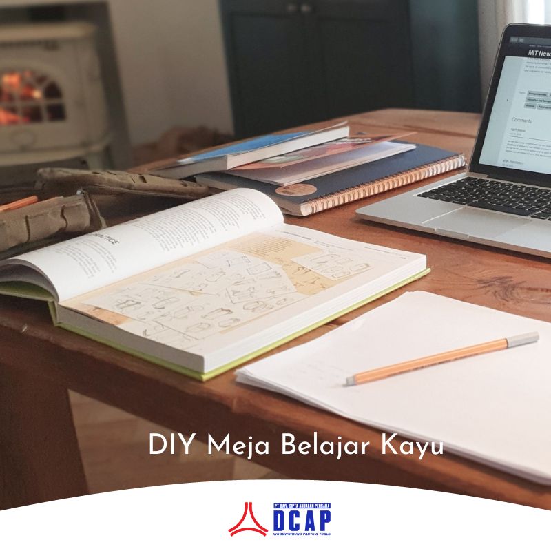 DIY Meja Belajar Dari Kayu