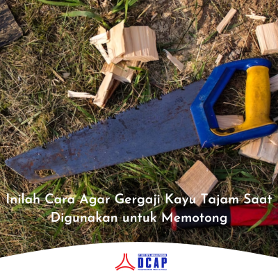 Inilah Cara Agar Gergaji Kayu Tajam Saat Digunakan untuk Memotong
