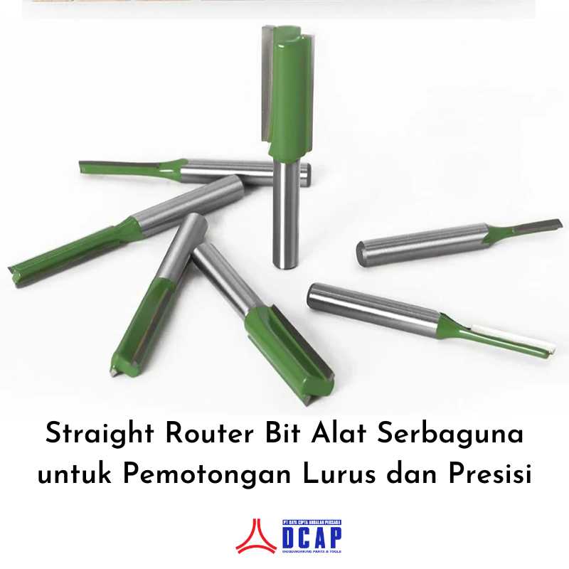 Straight Router Bit Alat Serbaguna untuk Pemotongan Lurus dan Presisi