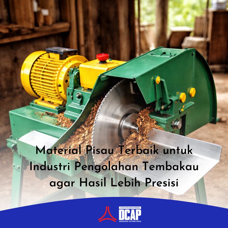 Material Pisau Terbaik untuk Industri Pengolahan Tembakau agar Hasil Lebih Presisi