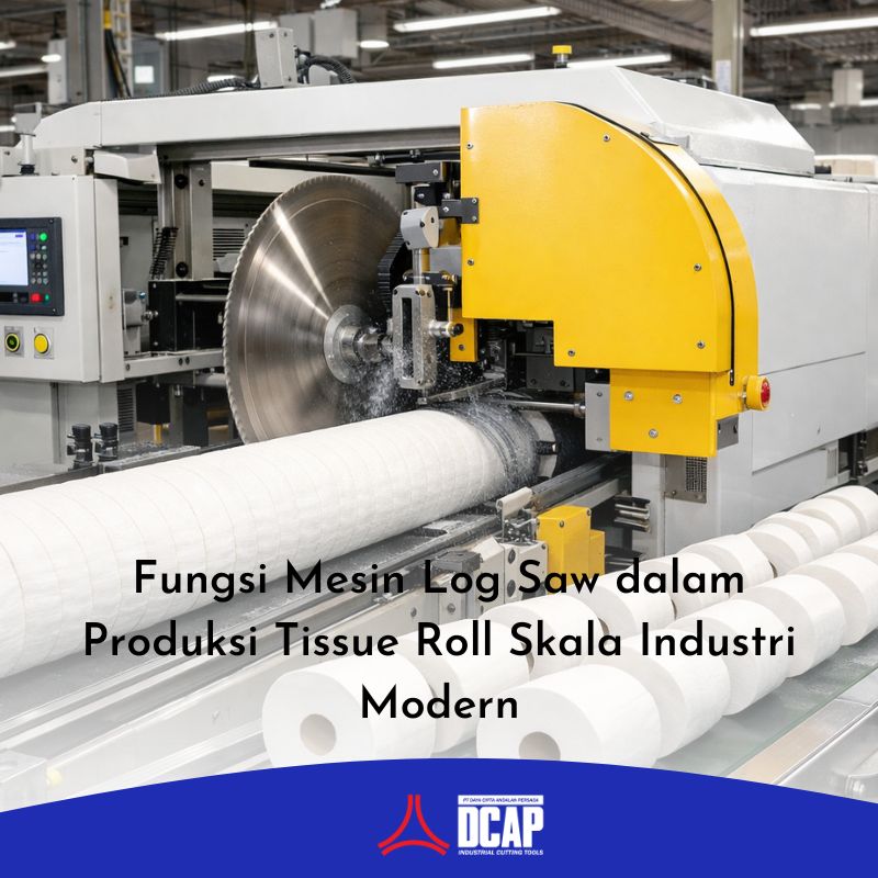 Fungsi Mesin Log Saw dalam Produksi Tissue Roll Skala Industri Modern