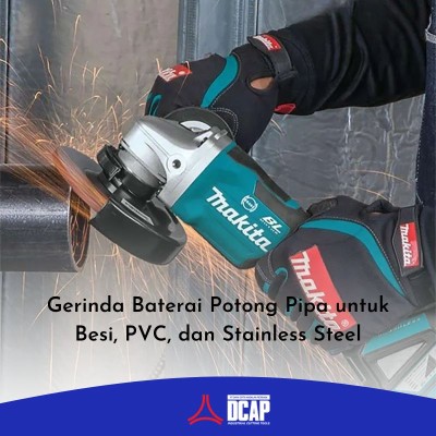 Gerinda Baterai Potong Pipa untuk Besi, PVC, dan Stainless Steel