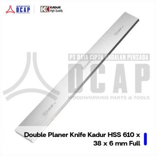 Double planer knife HSS Kadur 610 × 38 × 6 mm