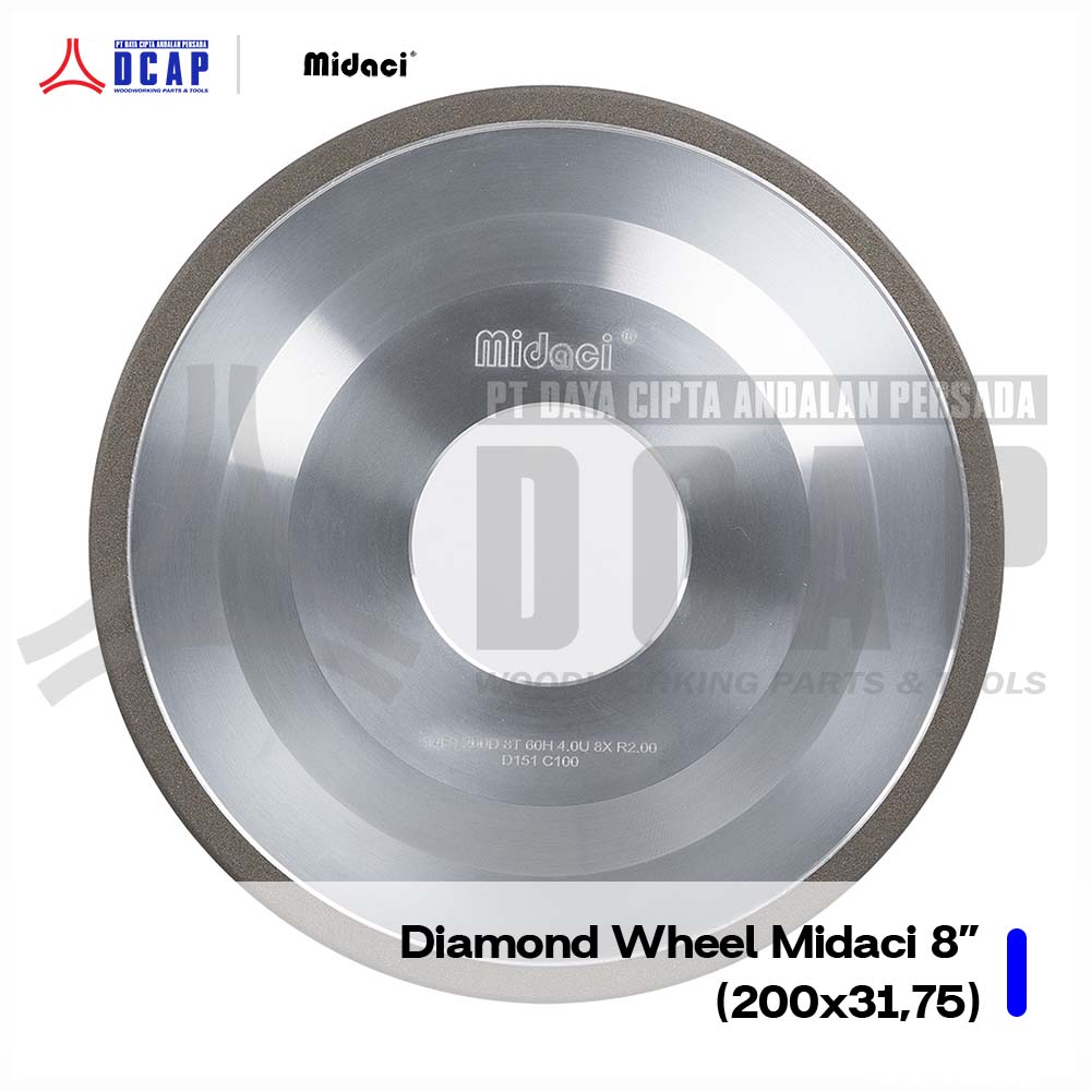 Diamond wheel Midaci 8" (200 × 31.75)