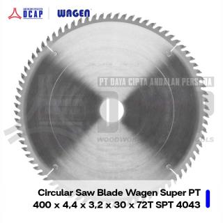 Circular Saw Blade Wagen Super PT 400 x 4.4 x 3.2 x 30 x 72T SPT 4043