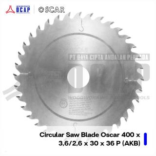 Circular Saw Blade Oscar 400 x 3.6/2.6 x 30 x 36 P (AKB)