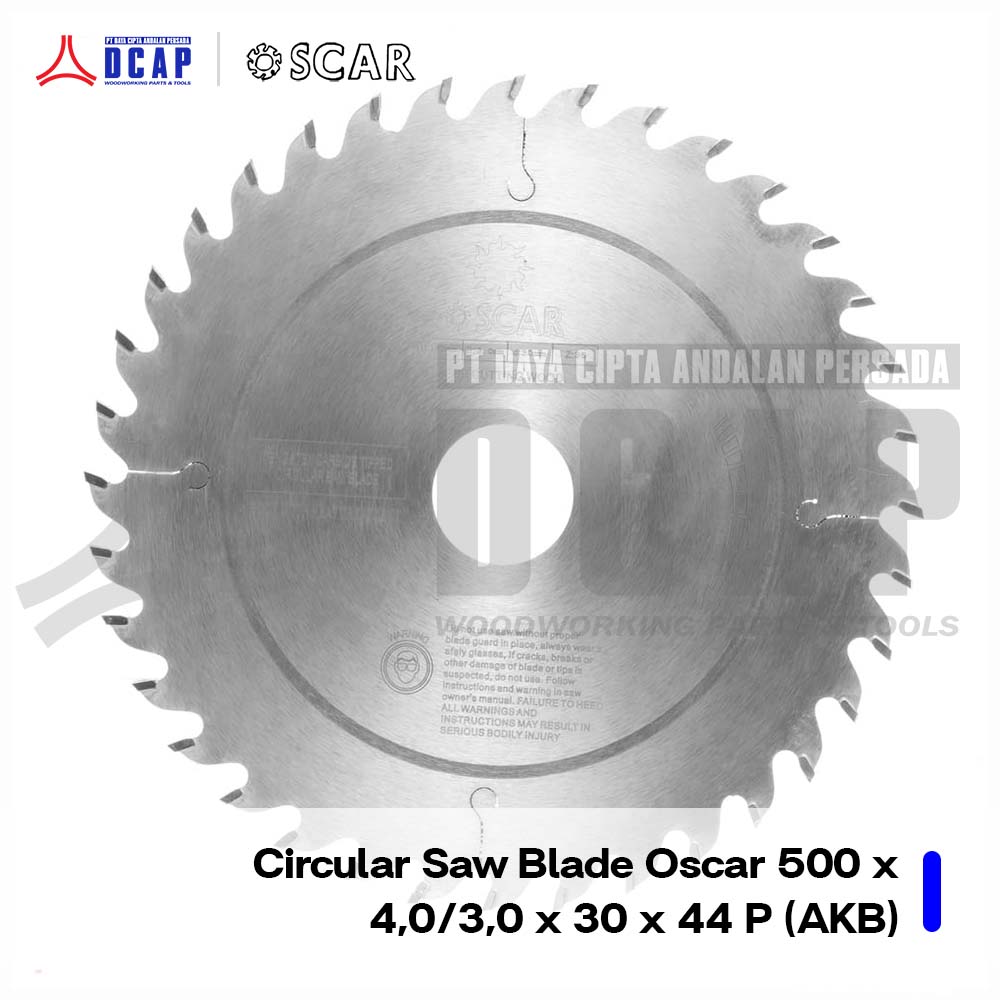 Circular Saw Blade Oscar 500 x 4.0/3.0 x 30 x 44 P (AKB)