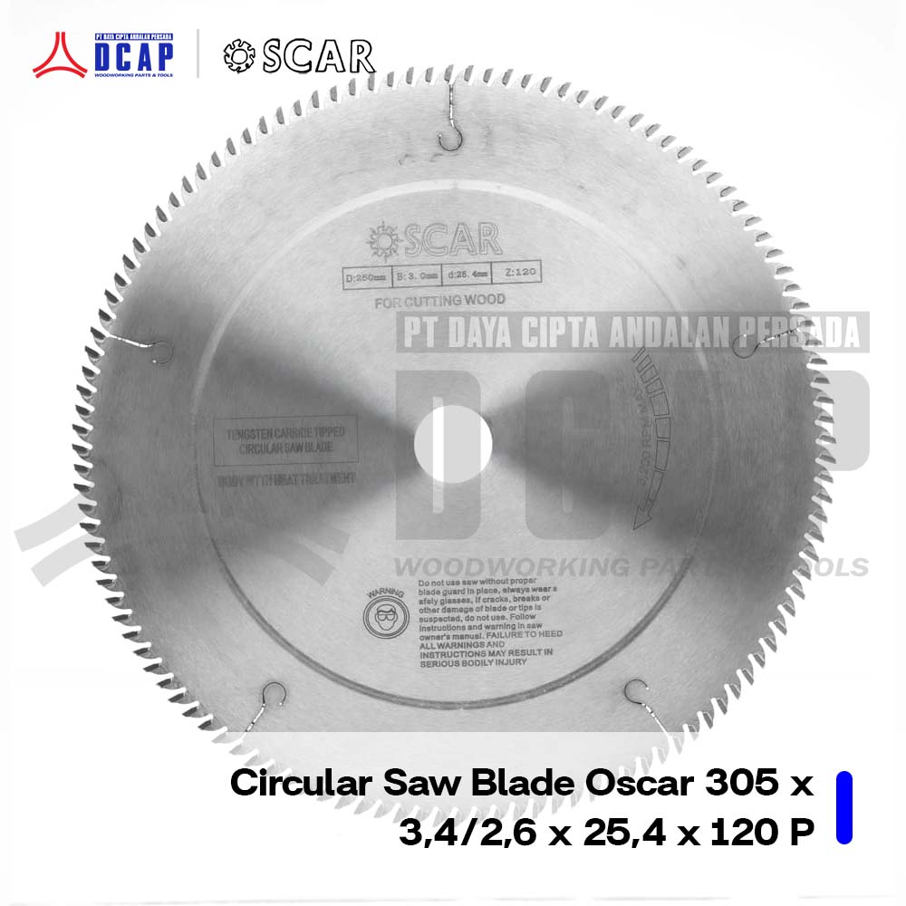Circular Saw Blade Oscar 305 x 3.4/2.6 x 25.4 x 120 P