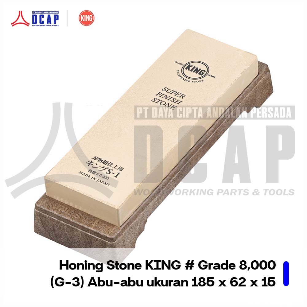 Whetstone grit 8000 King Abu-abu G-3 185 × 62 × 15