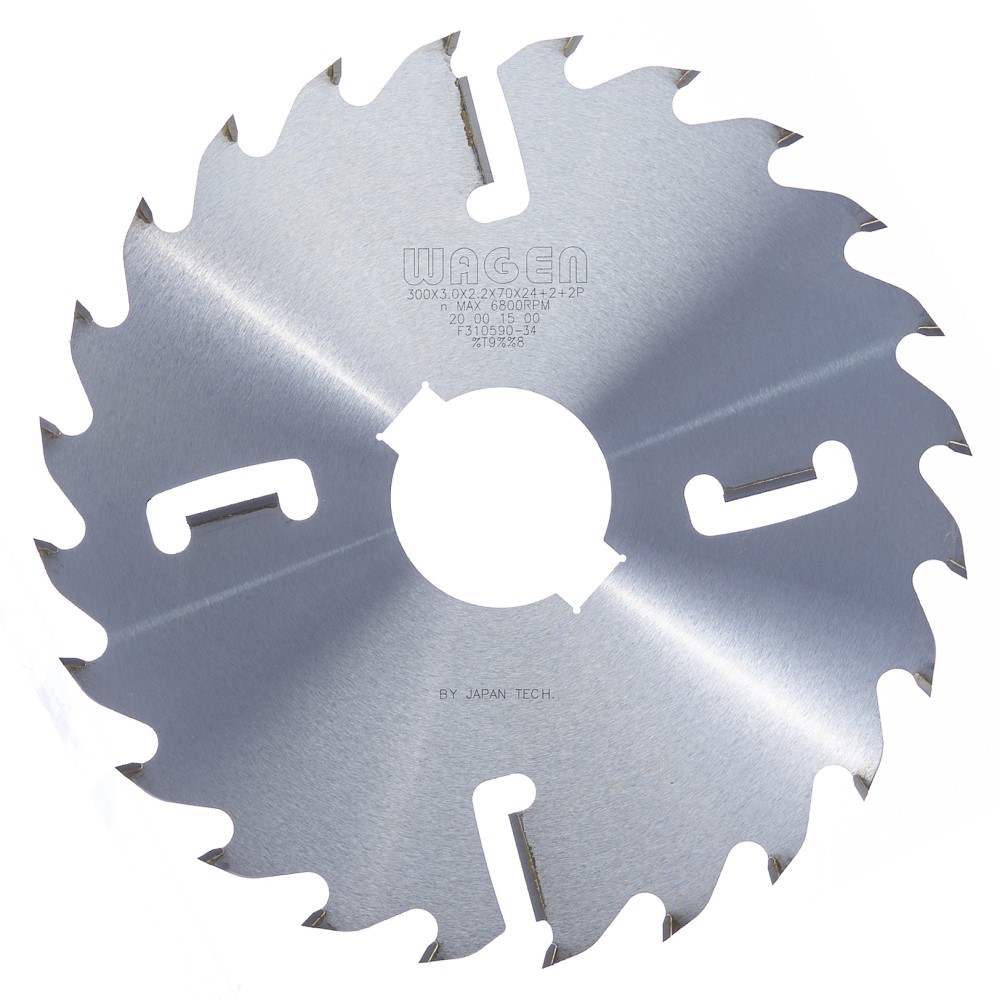 Circular saw blade Wagen 300 × 3.0 × 70 dkn × T24+2+2 B (3236)